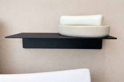 Minimalistische Badablage ohne Bohren aus Metall Winkel Wandmontage Waschbecken